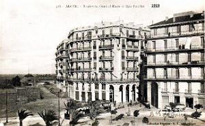 Alger - Boulevard General Farre et Rue Feuillet - 1919